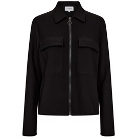 HENNE SHIRT JACKET BLACK